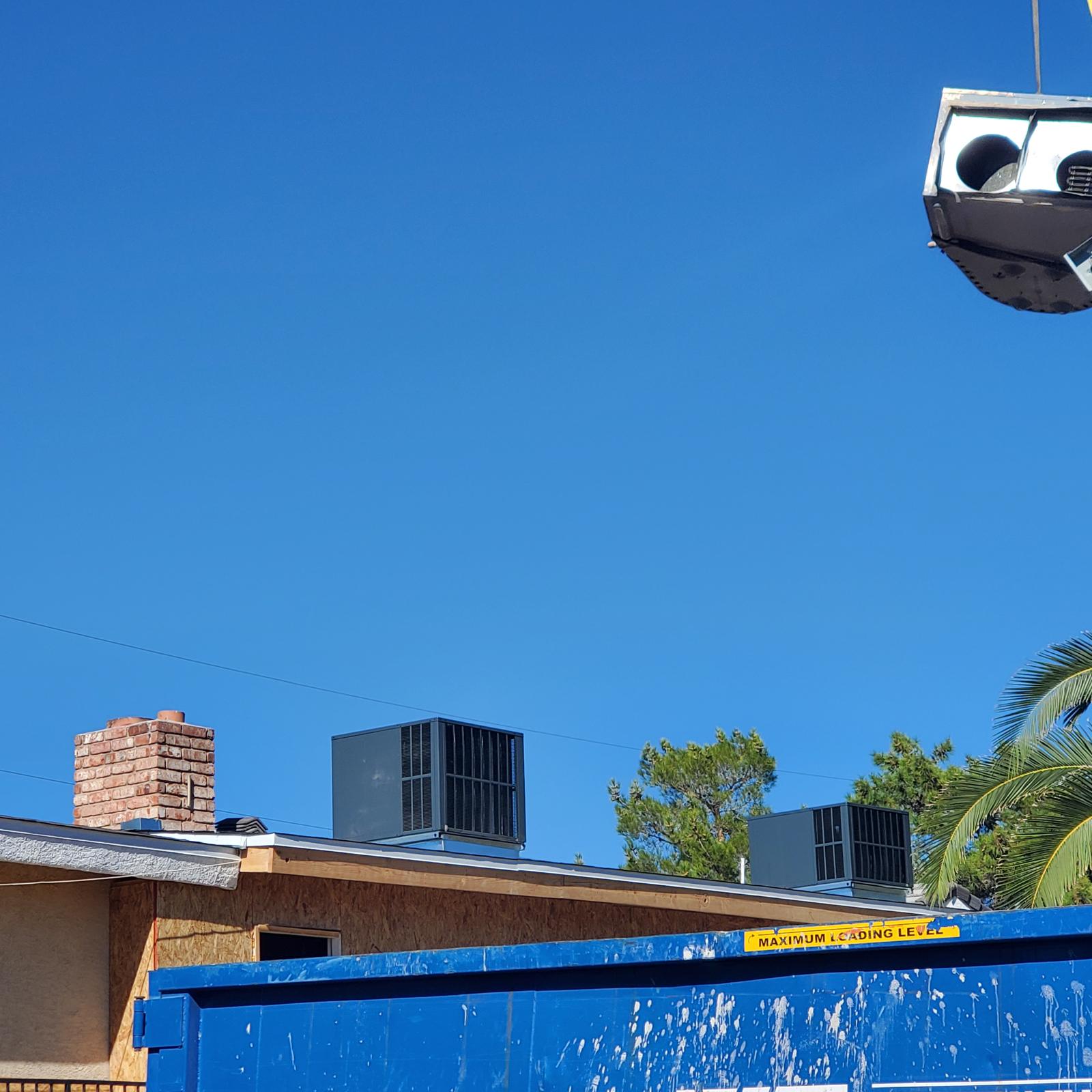 Ductless mini split indoor unit installed in a Las Vegas home